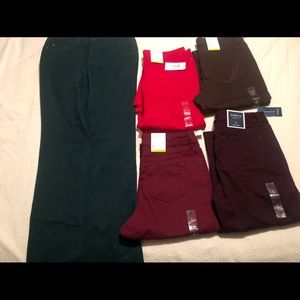 Style and co tummy control straight leg jeans